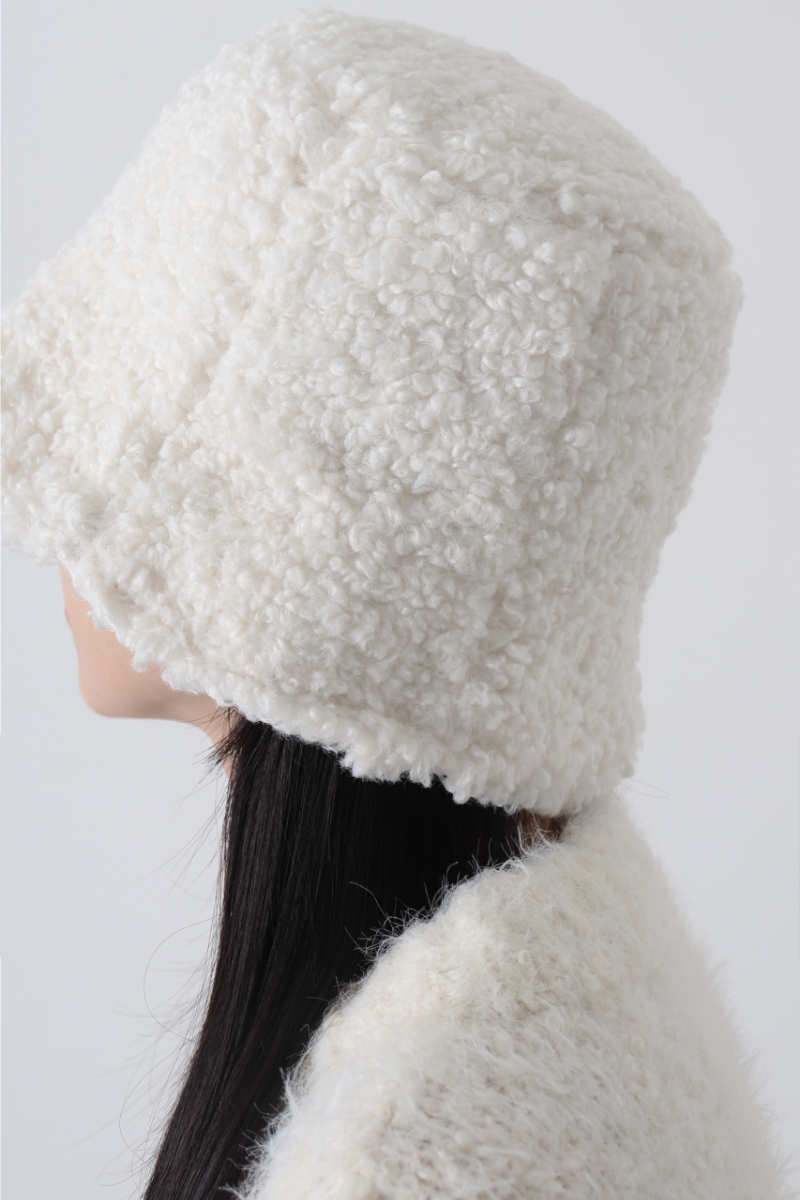 Poodle Bucket Hat [ Ivory ]